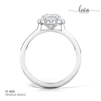 Solitaire Moissanite Ring (2 Carat)