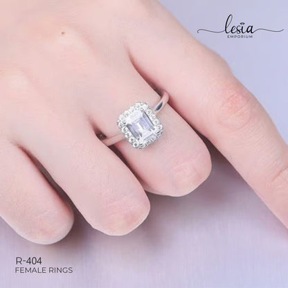 Solitaire Moissanite Ring (2 Carat)
