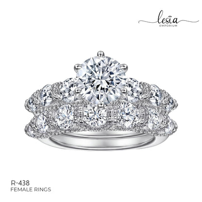 Solitaire Moissanite Ring (2 Carat)