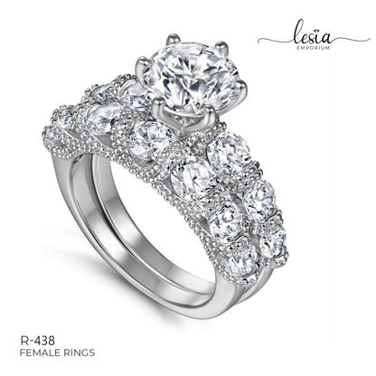 Solitaire Moissanite Ring (2 Carat)