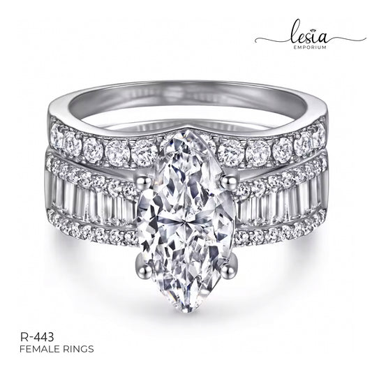 Solitaire Moissanite Ring (3 Carat)