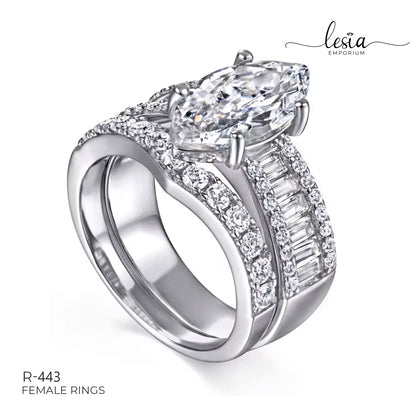 Solitaire Moissanite Ring (3 Carat)