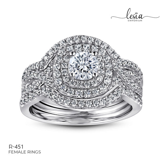 Solitaire Moissanite Ring (0.5 Carat)