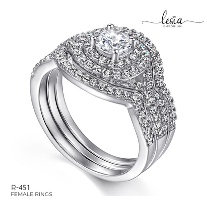Solitaire Moissanite Ring (0.5 Carat)