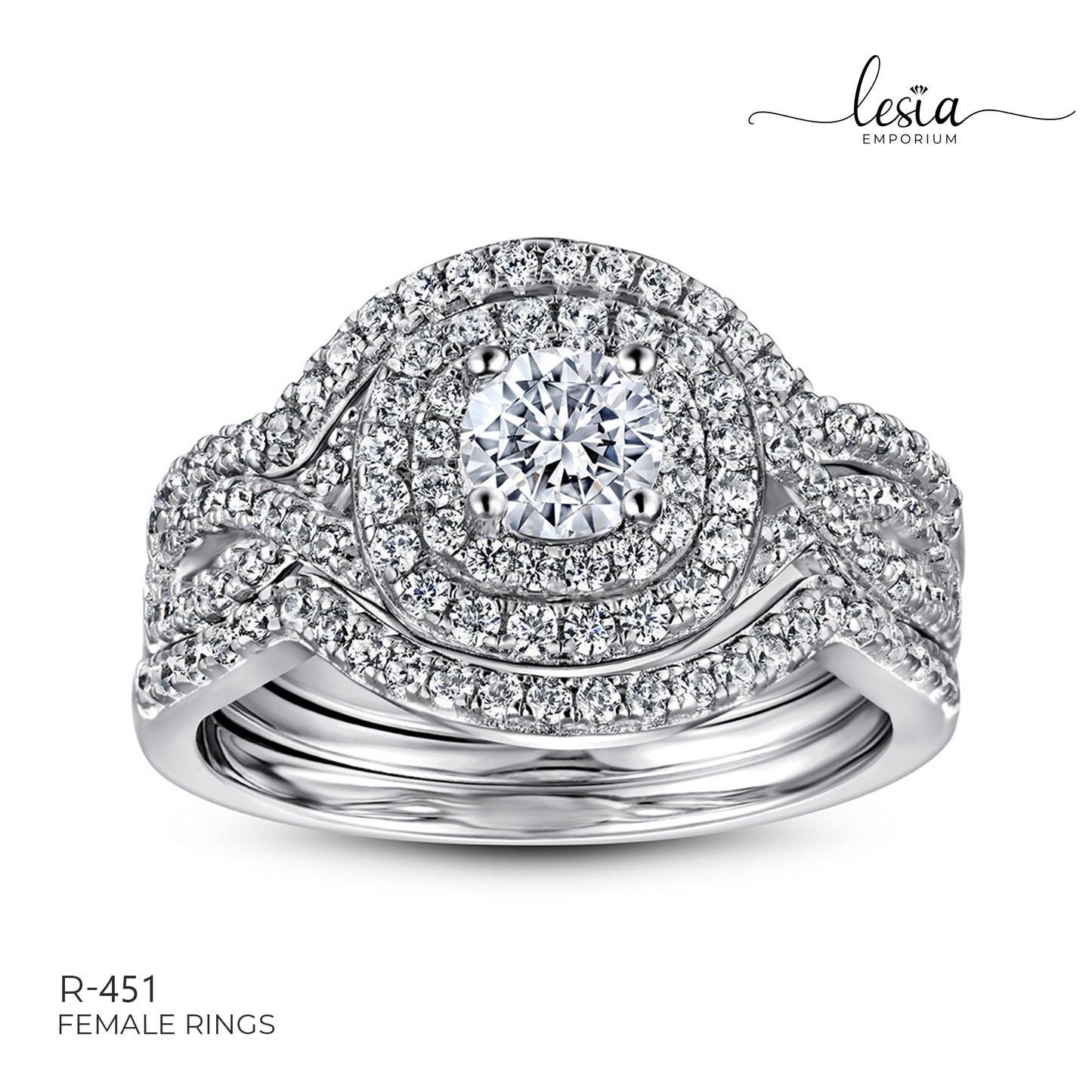 Solitaire Moissanite Ring (0.5 Carat)