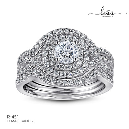 Solitaire Moissanite Ring (0.5 Carat)