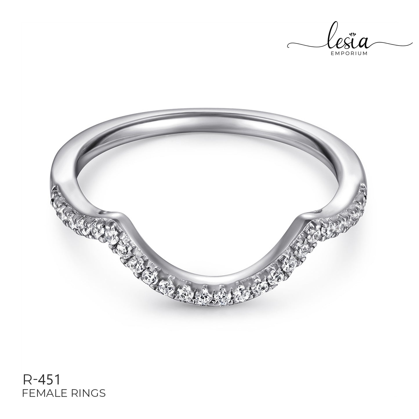 Solitaire Moissanite Ring (0.5 Carat)