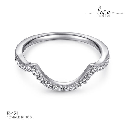 Solitaire Moissanite Ring (0.5 Carat)