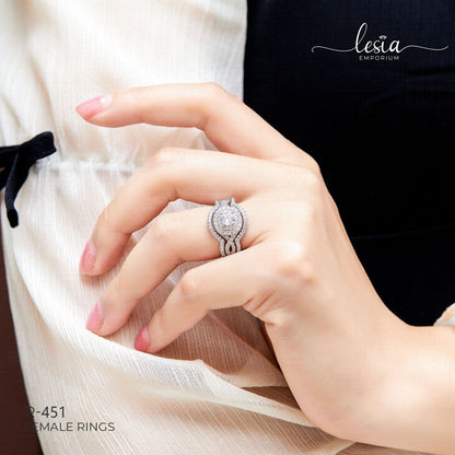 Solitaire Moissanite Ring (0.5 Carat)