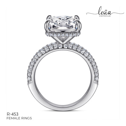 Solitaire Moissanite Ring (8 Carat)