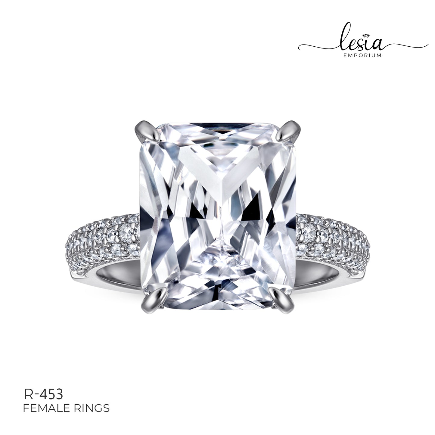 Solitaire Moissanite Ring (8 Carat)