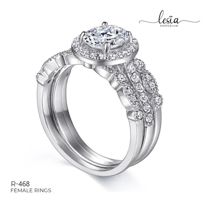 Solitaire Moissanite Ring (1.5 Carat)