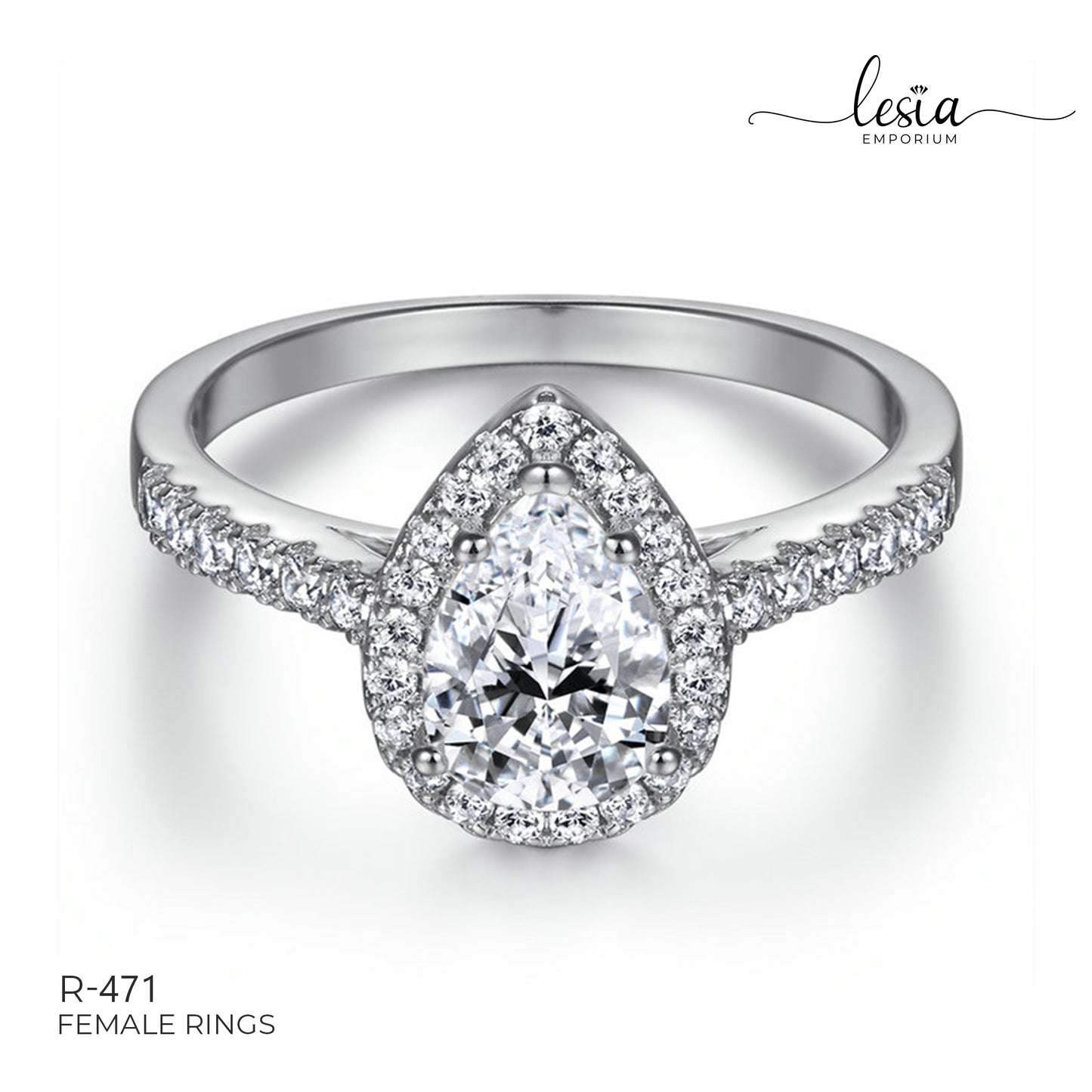 Solitaire Moissanite Ring (1.5 Carat)