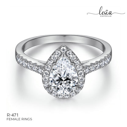 Solitaire Moissanite Ring (1.5 Carat)