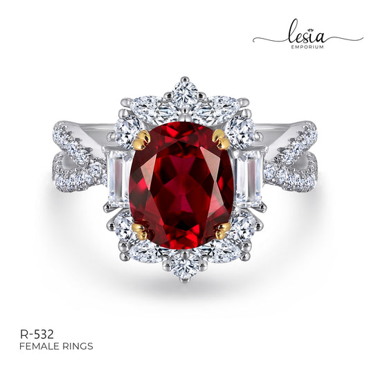 Solitaire Moissanite Ring (2 Carat)