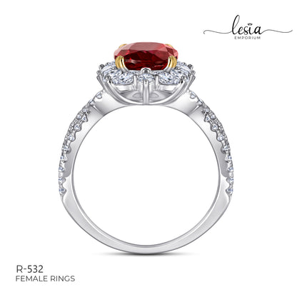Solitaire Moissanite Ring (2 Carat)