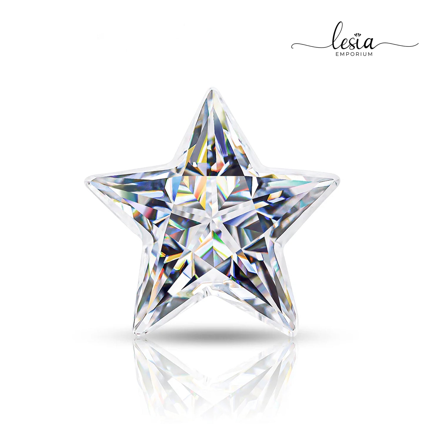 Moissanite Stones (Star Cut)