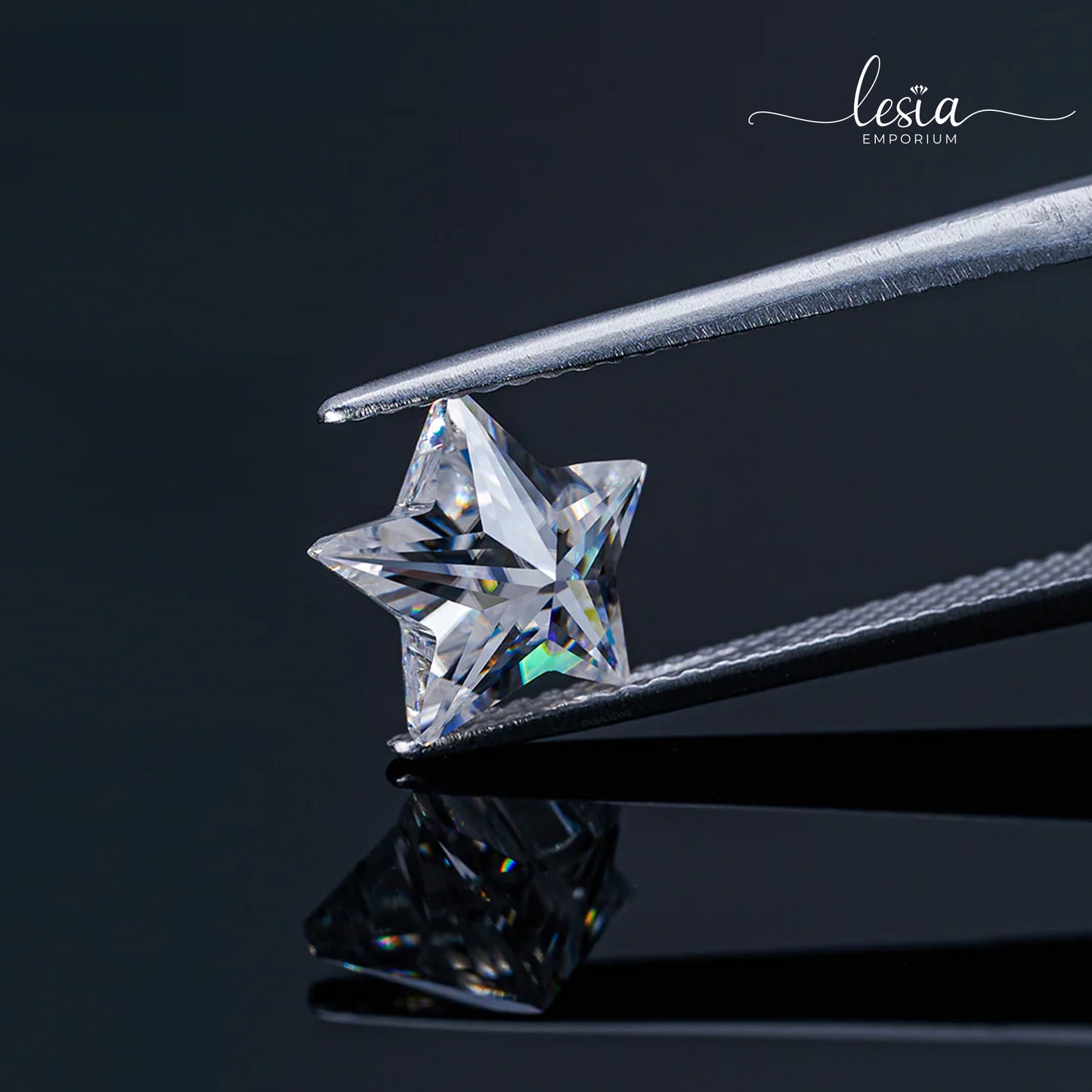 Moissanite Stones (Star Cut)