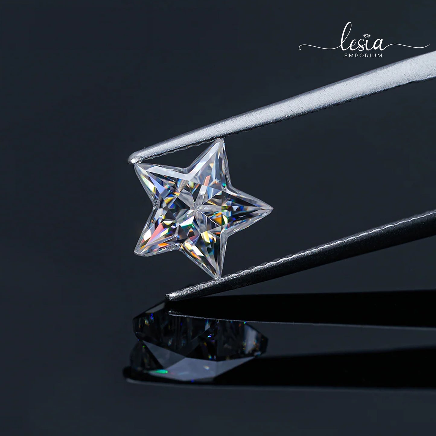 Moissanite Stones (Star Cut)
