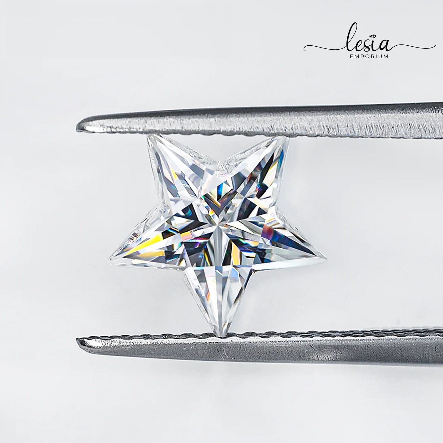 Moissanite Stones (Star Cut)