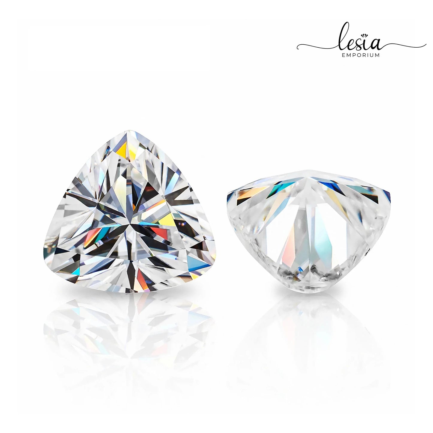 Moissanite Stones (Trilliant Cut)