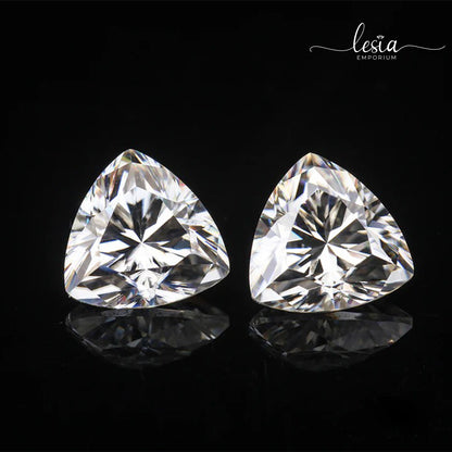 Moissanite Stones (Trilliant Cut)