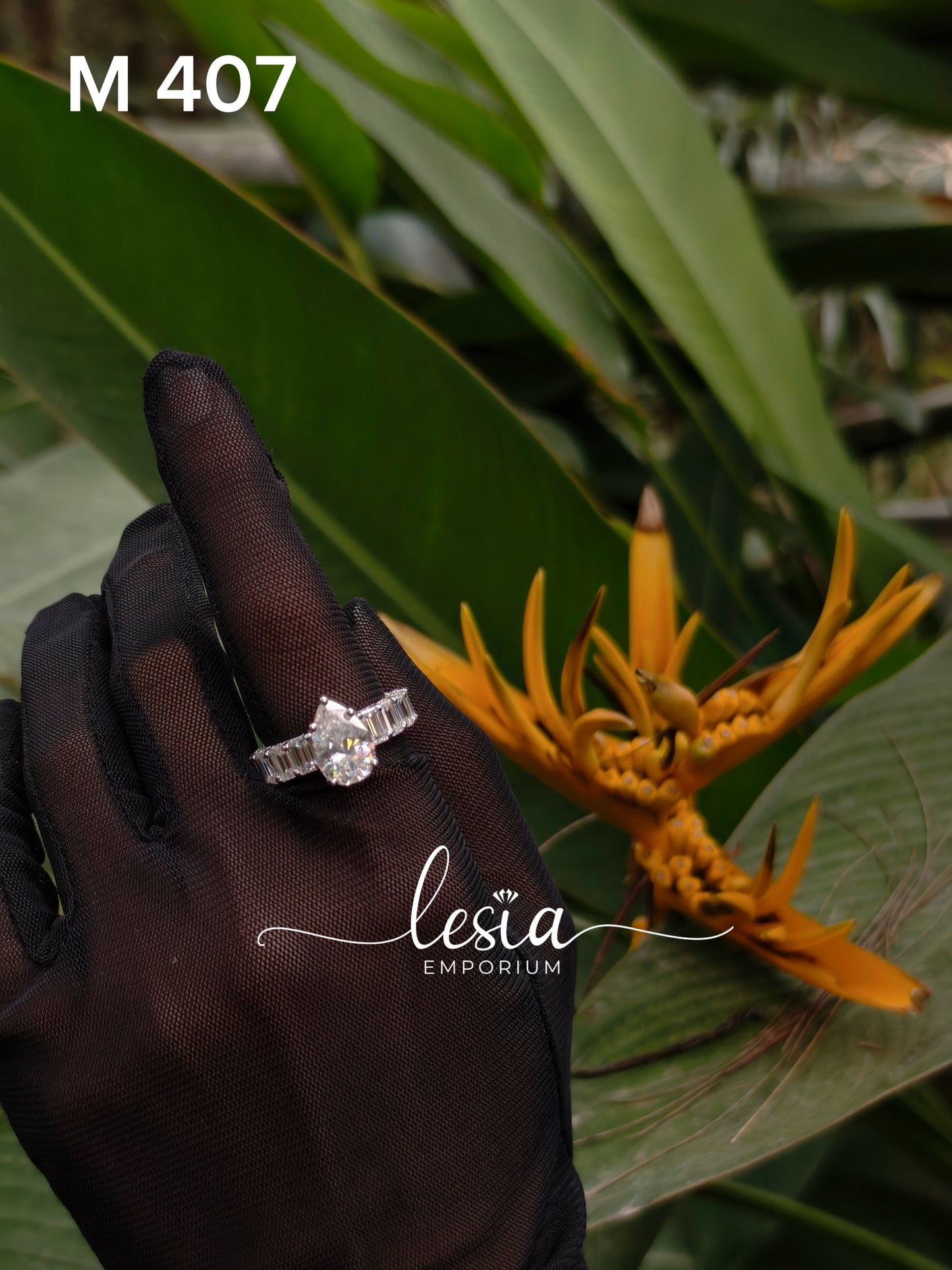 Solitaire Moissanite Ring (4 Carat)