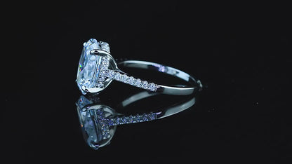 Solitaire Moissanite Ring (6 Carat)